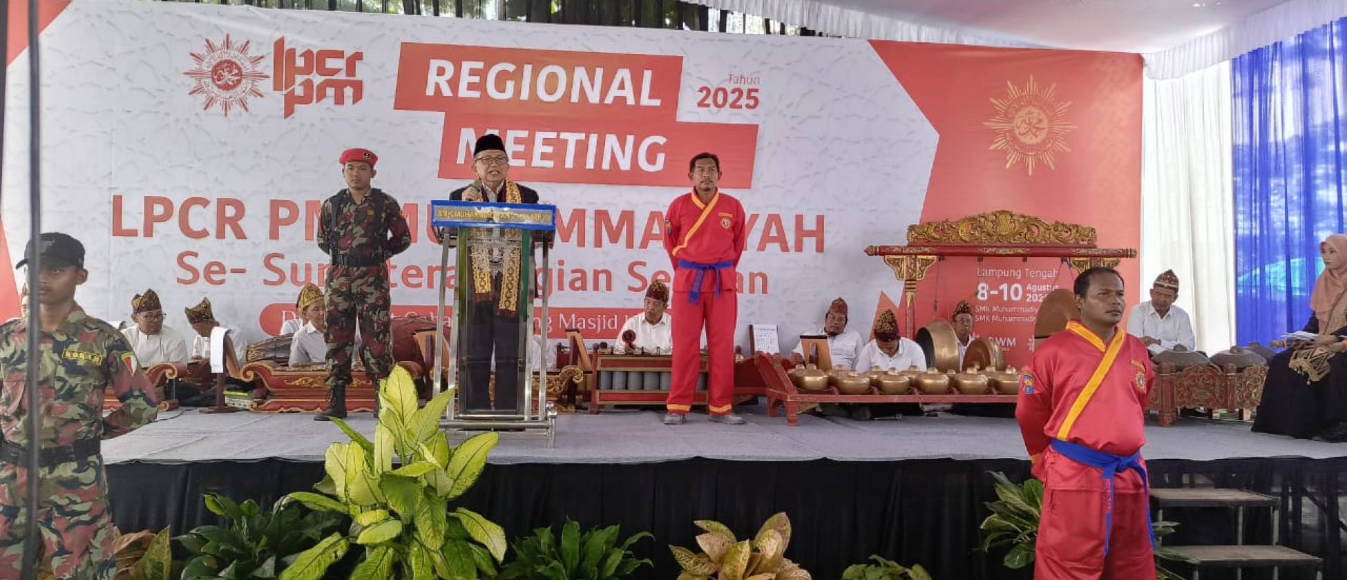 Gending Kebo Giro di Pembukaan Regional Meeting LPCRPM Sumbagsel di Lampung 